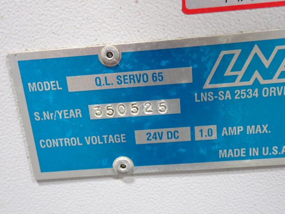 Lns 51" Q.l. Servo 65 Bar Feeder - Q.l. Servo 65