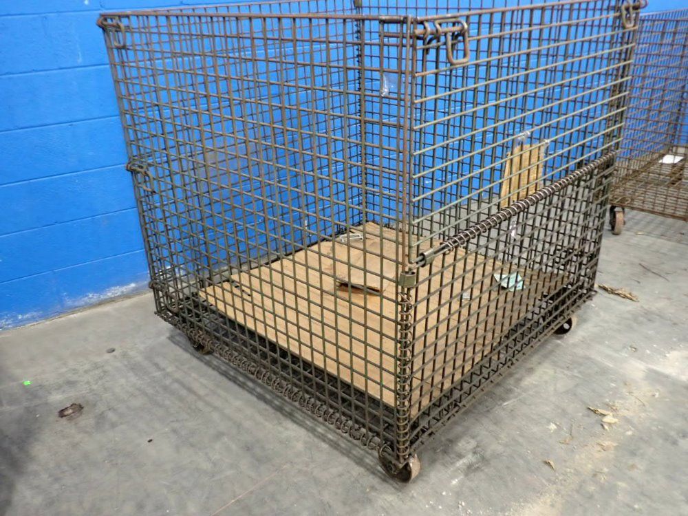 48x36x44 Rollable Wire Basket