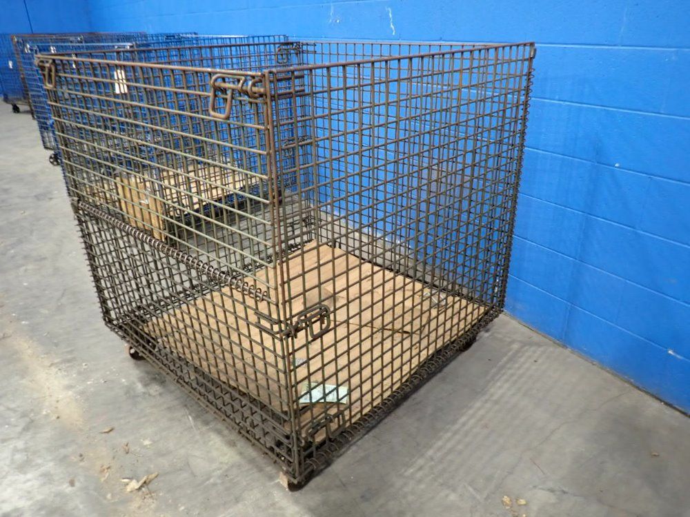 48x36x44 Rollable Wire Basket