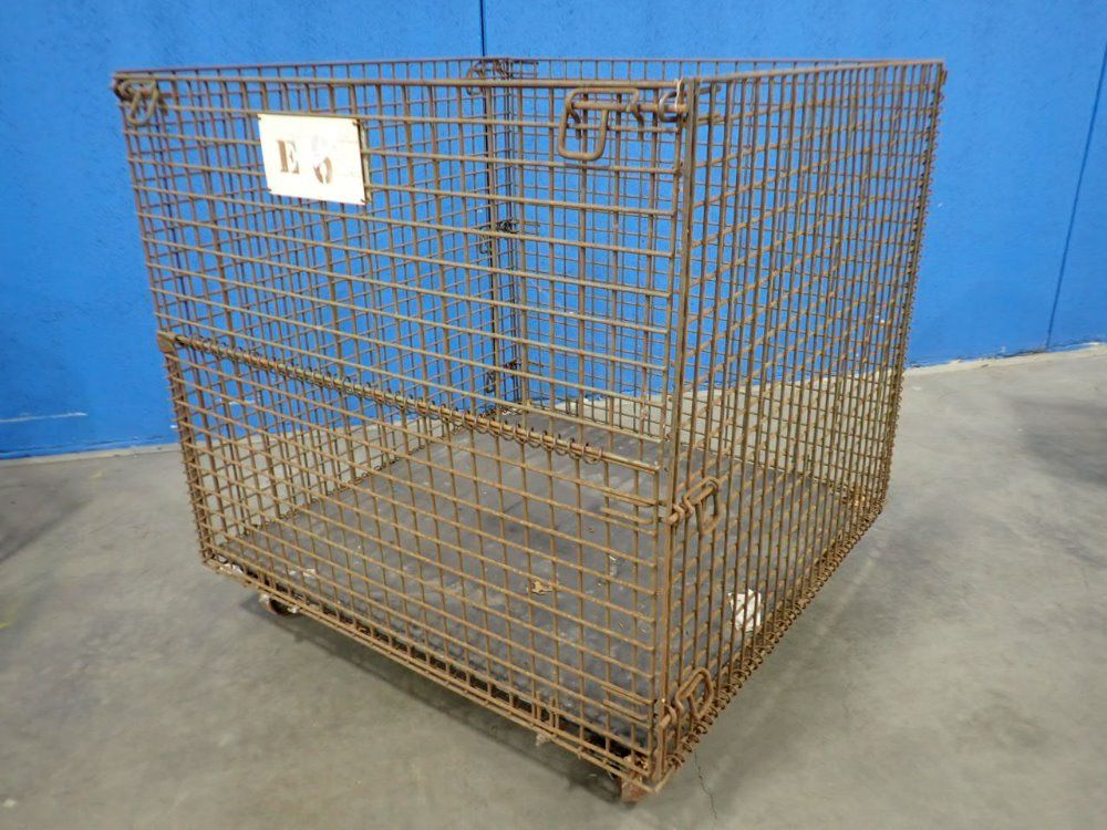 48x47x41 Rollable Wire Basket
