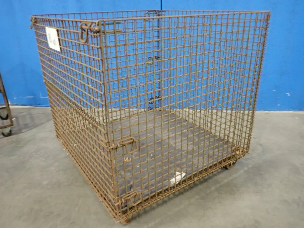 48x47x41 Rollable Wire Basket