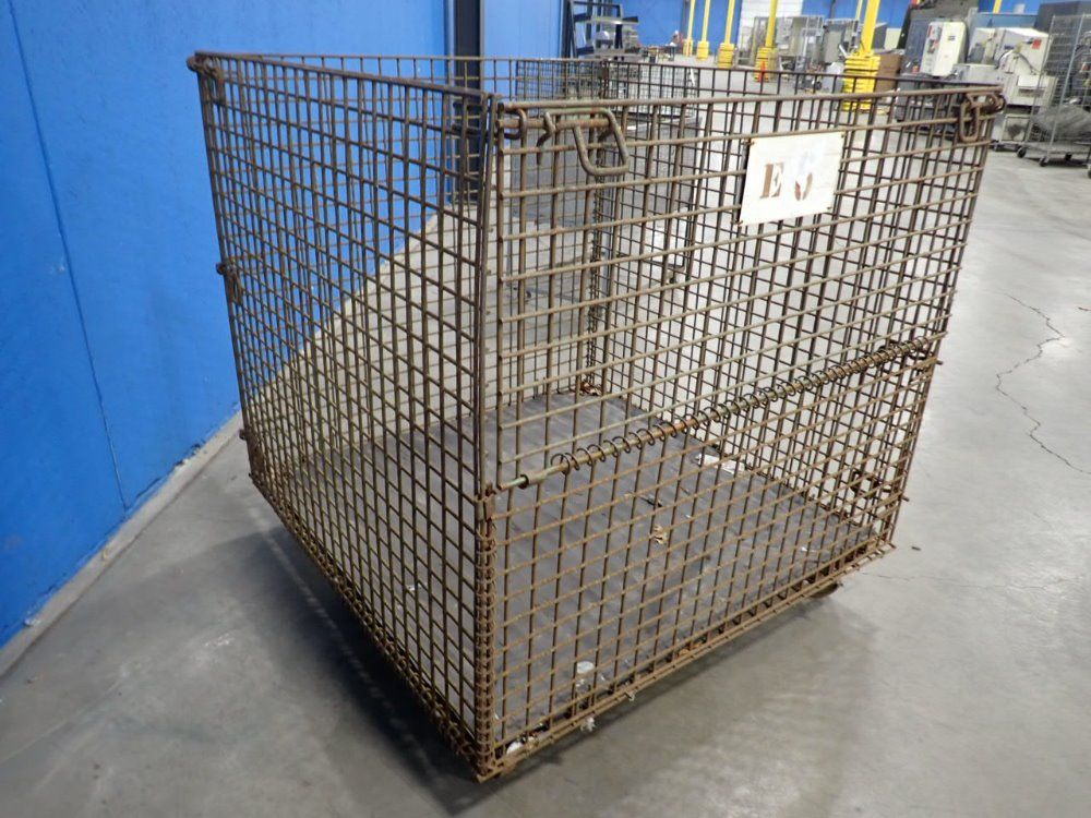 48x47x41 Rollable Wire Basket