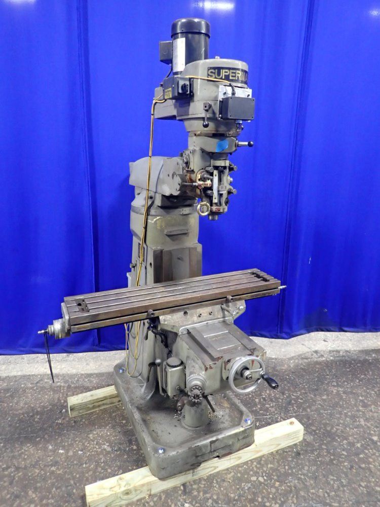 Supermax 9" X 42" Table Yc-1 1/2 V Vertical Mill - Yc-1 1/2 V