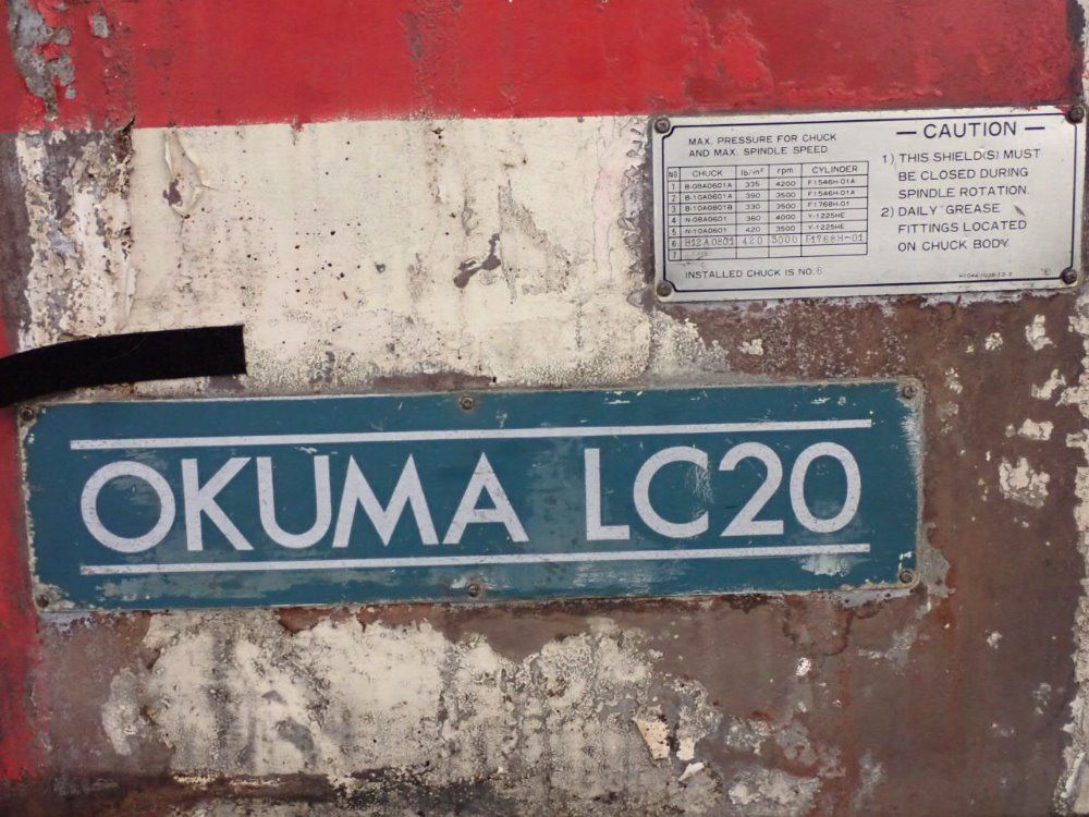 Okuma Cnc Lathe - Lc20