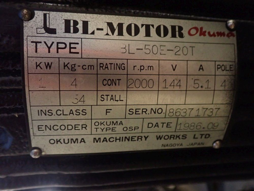 Okuma Cnc Lathe - Lc20