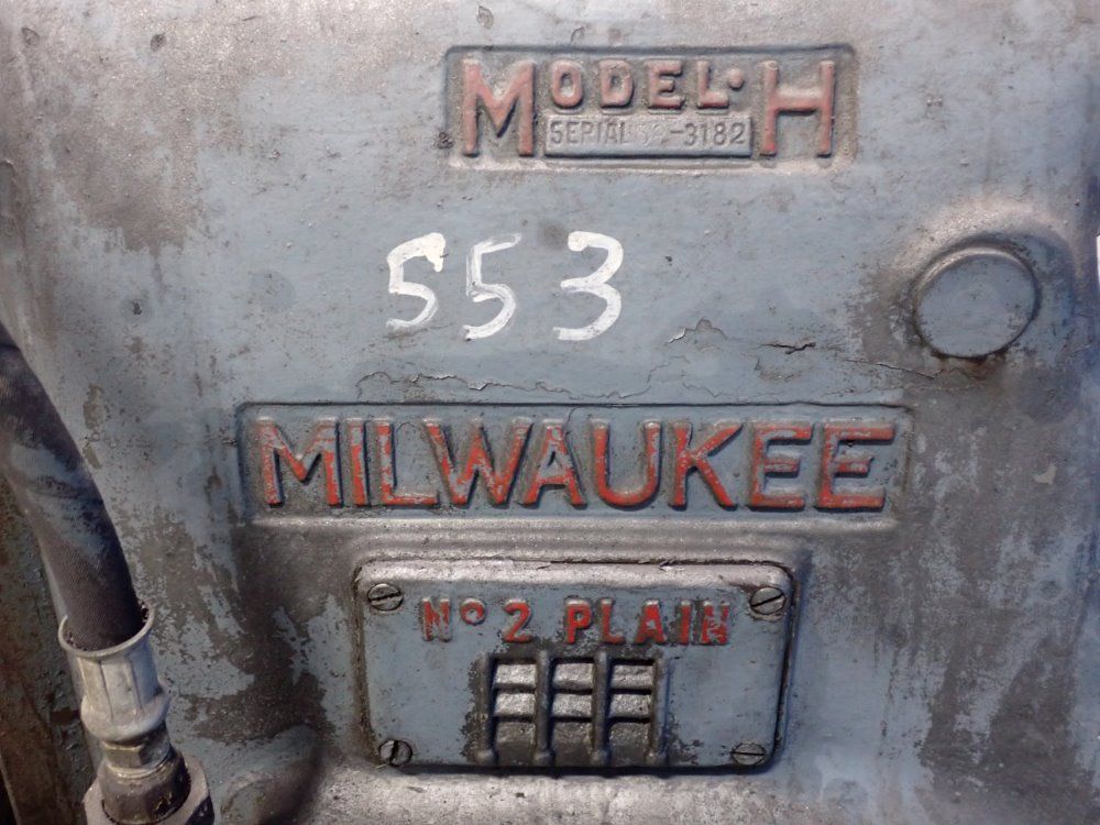 Milwaukee Horizontal Mill