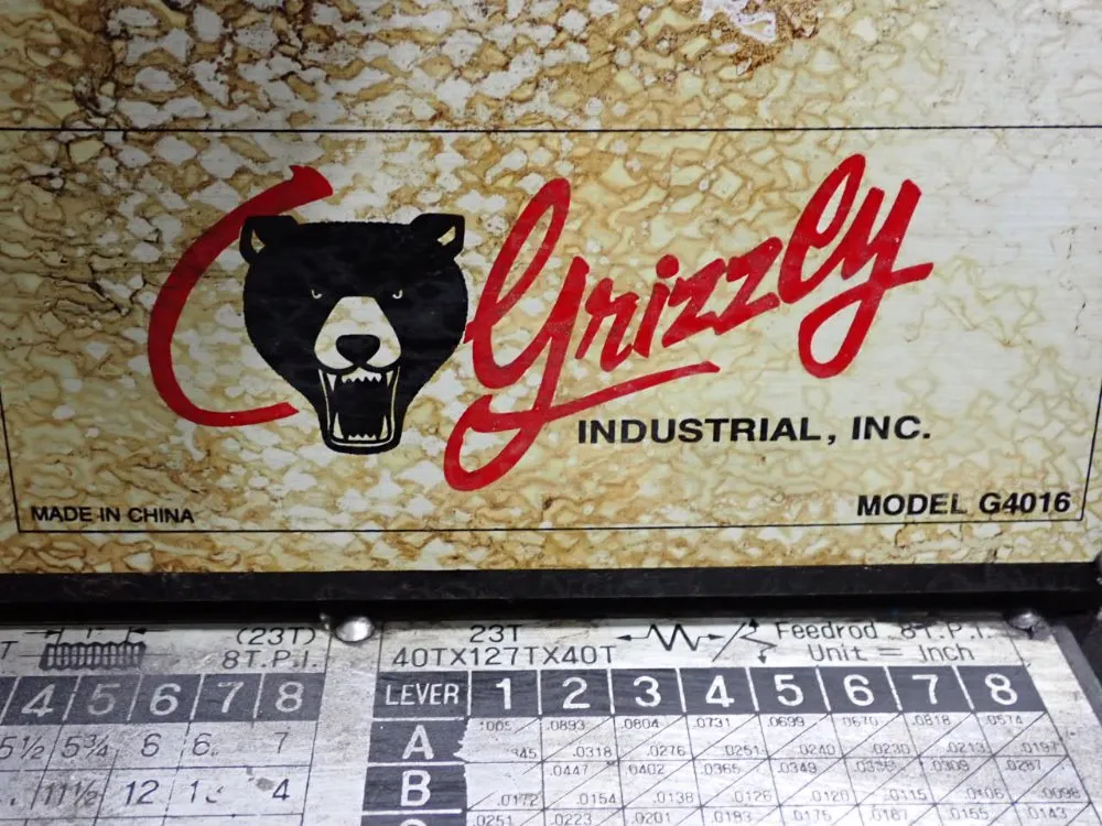 Grizzly 70-2000rpm, 13 1/2" Swing, 40" Centers Lathe - G4016