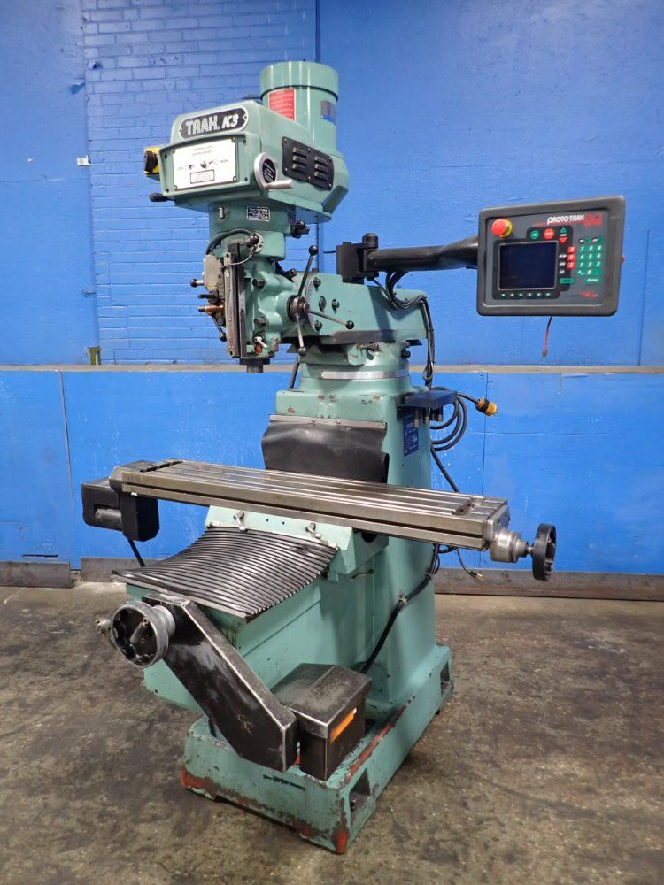 Trak 50" X 10" Trak K3e Cnc Vertical Mill - Trak K3e