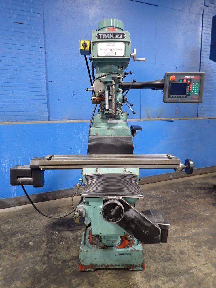 Trak 50" X 10" Trak K3e Cnc Vertical Mill - Trak K3e