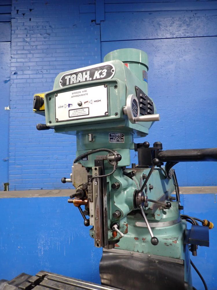 Trak 50" X 10" Trak K3e Cnc Vertical Mill - Trak K3e