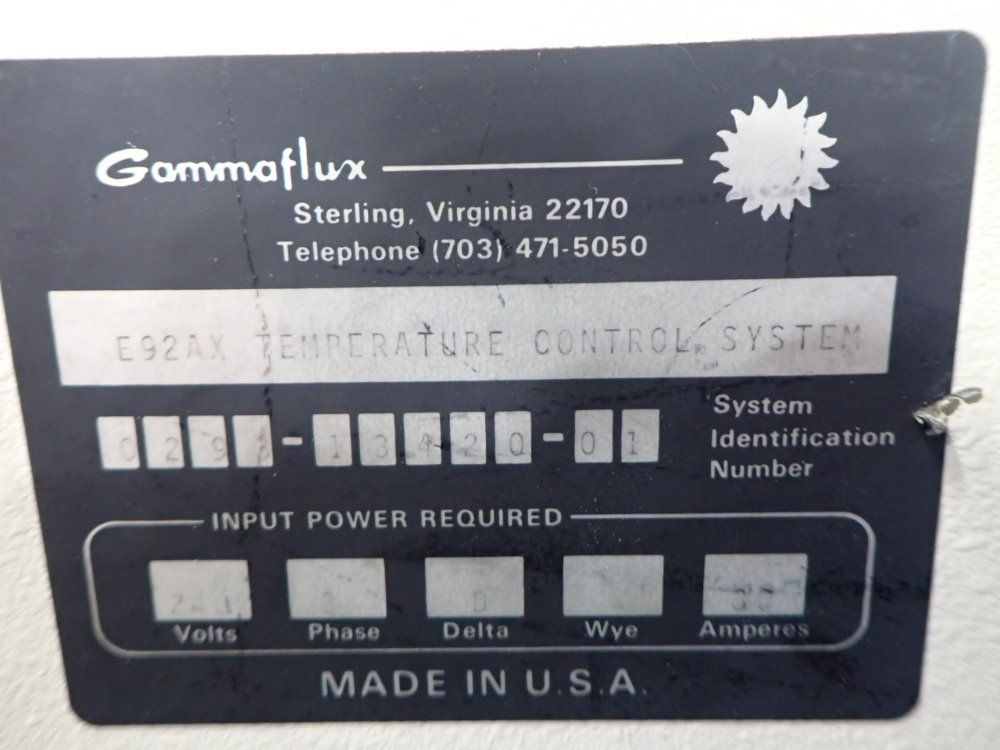 Gammaflux 30 A Temperature Control System - E29ax