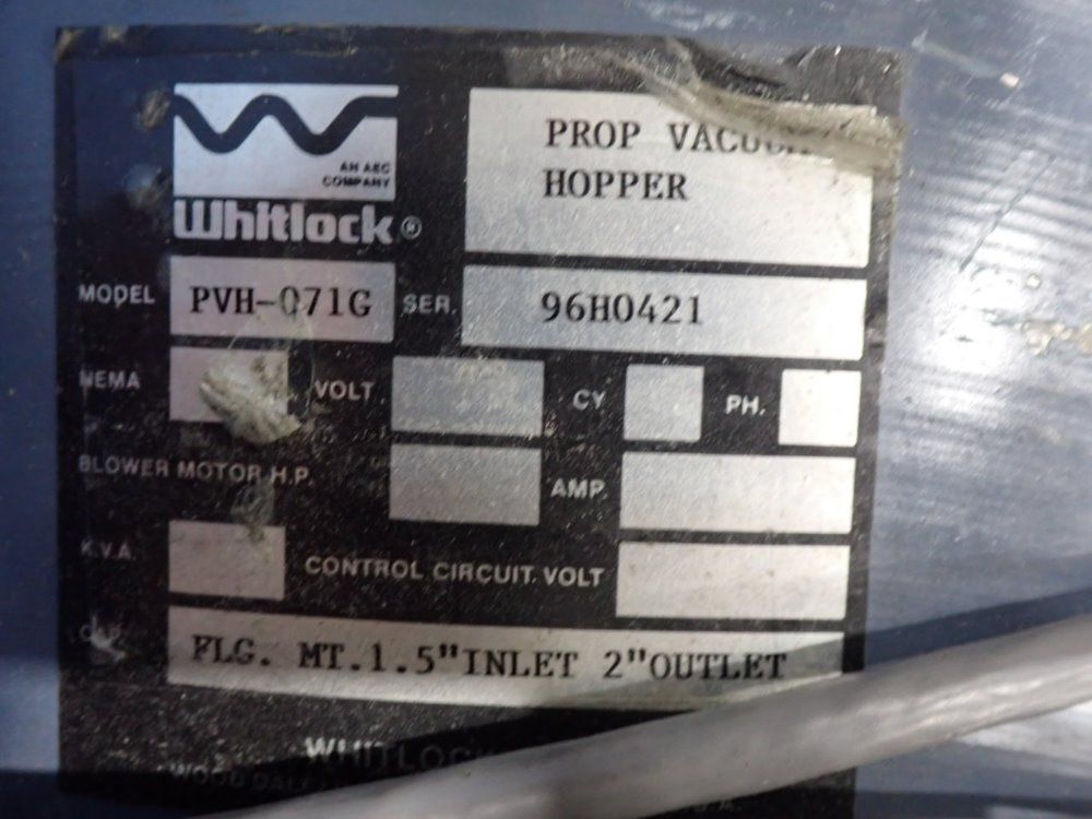 Whitlock Prop Vacuum Hopper