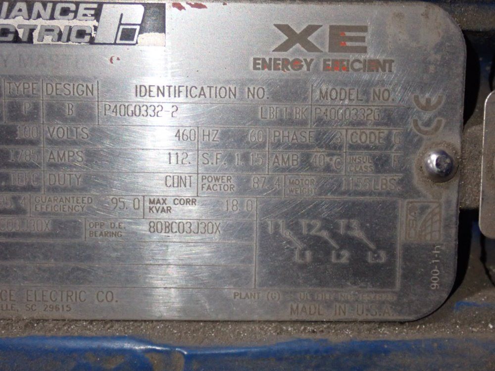 Roto Jet/reliance 100 Hp 2100a 3x2 Pump - 2100a 3x2