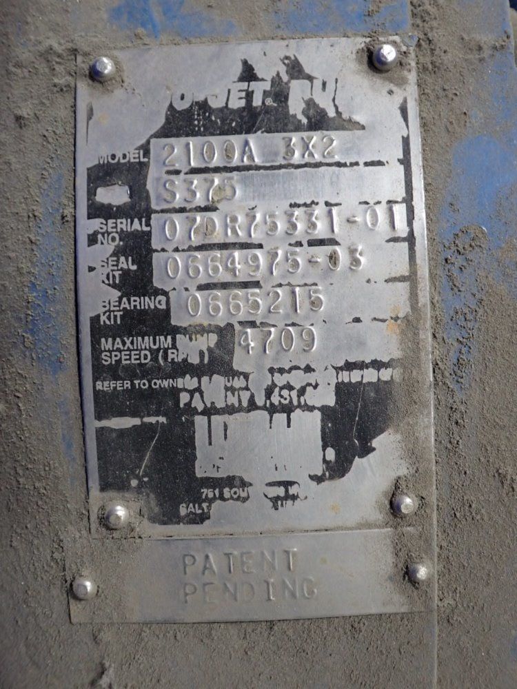 Roto Jet/reliance 100 Hp 2100a 3x2 Pump - 2100a 3x2