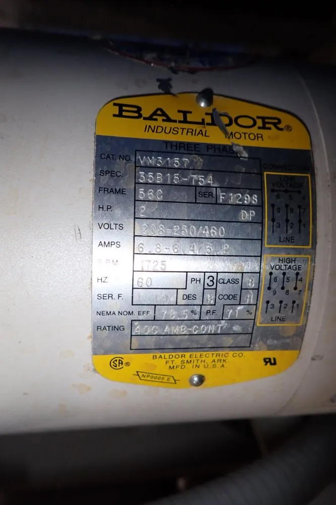 Ball & Jewell 5 Hp Granulator - Haf812