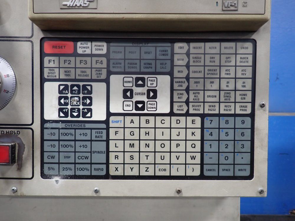 Haas 26" X 14" Vf-1 Cnc Vmc - Vf-1