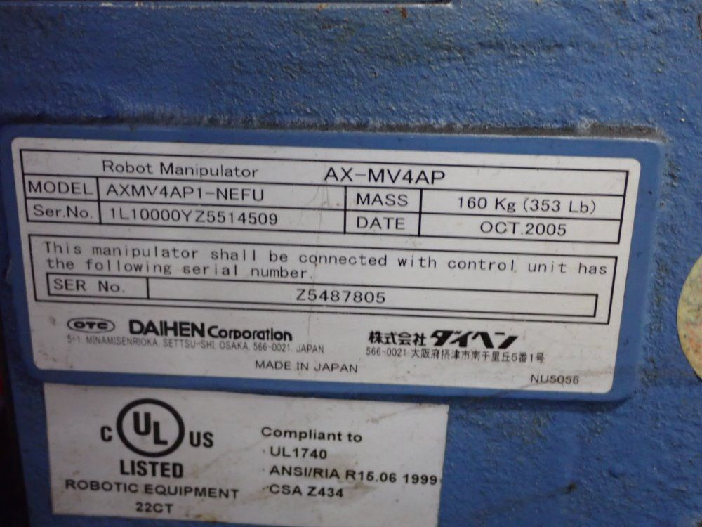 Otc Robot W/ Controller - Axcan1-v000