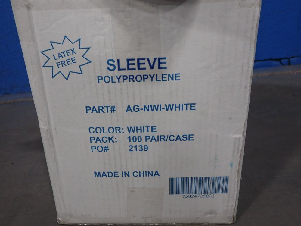  White Propylene Sleeve