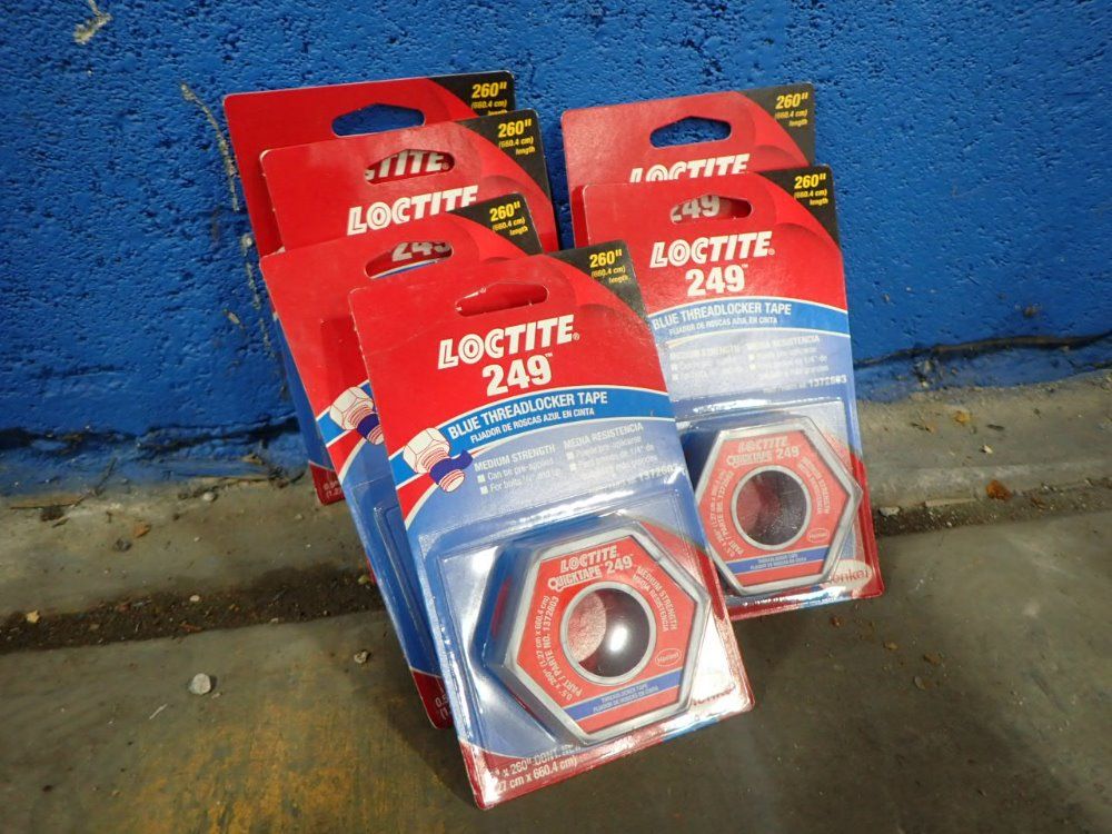 Loctite 249 260" Long Blue Threadlocker Tape - 1372603