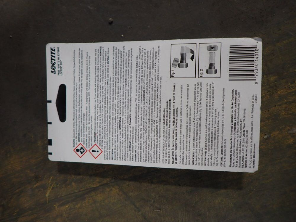 Loctite 249 260" Long Blue Threadlocker Tape - 1372603