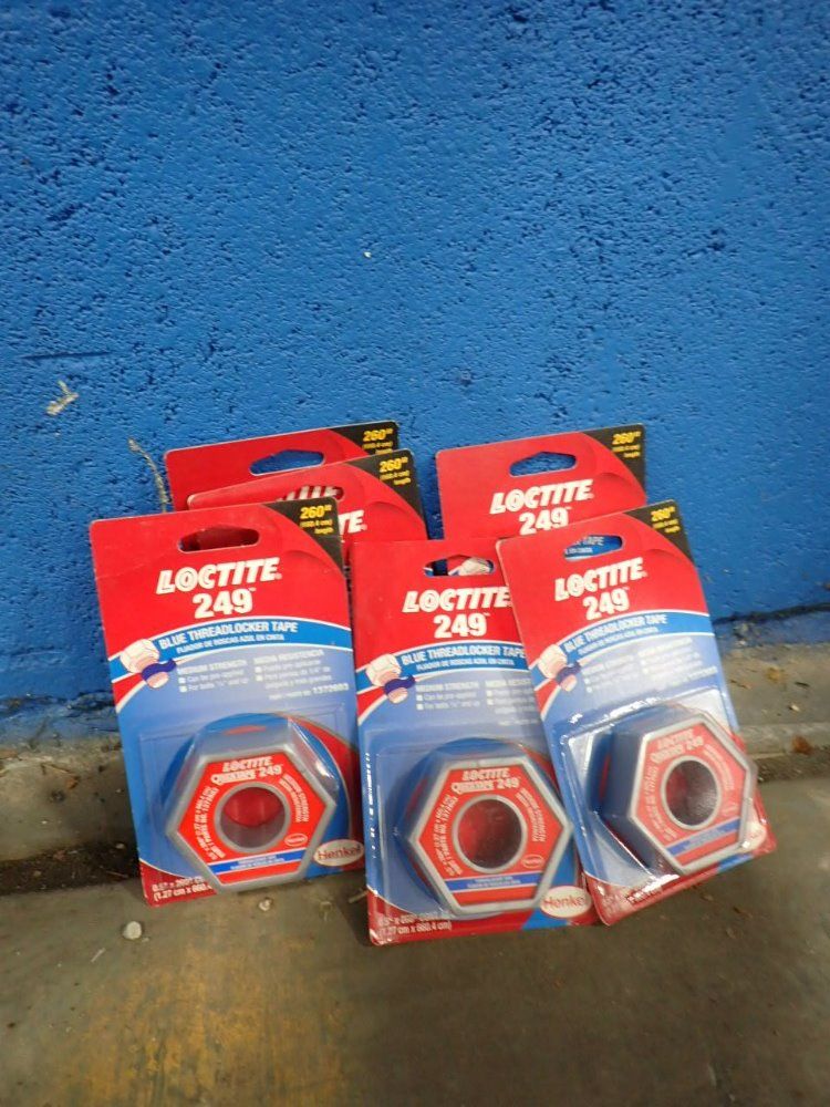 Loctite 249 260" Long Blue Threadlocker Tape - 1372603