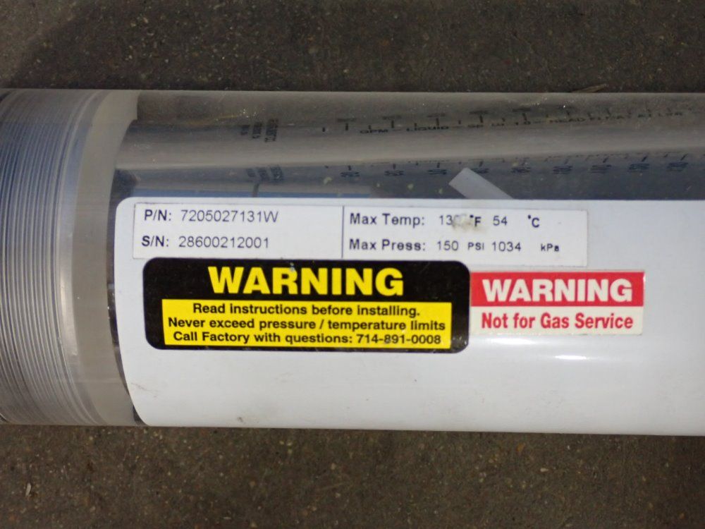 King Instrument Co. 150 Psi Flowmeter - 7205027131w