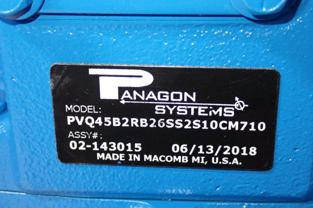 Panagan Hydraulic Pump - Pvq45b2rb26552510cm710