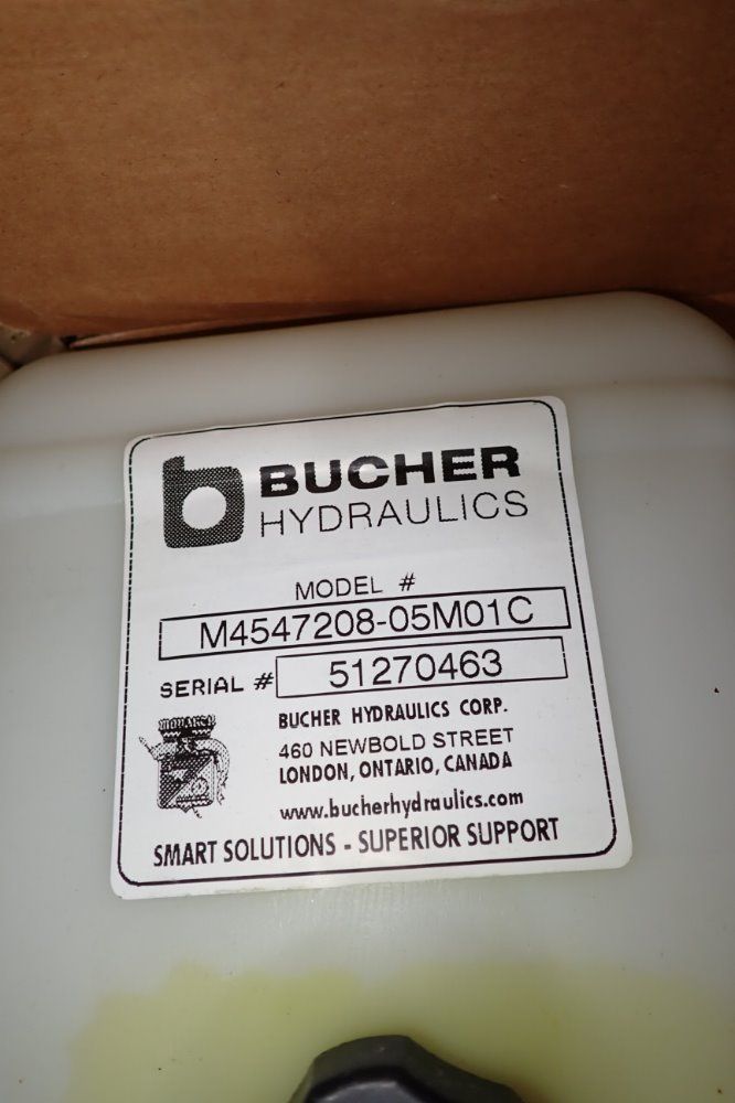 Bucher Hydraulics 1 Hp Hydraulic Pump - M4547208-05m01c