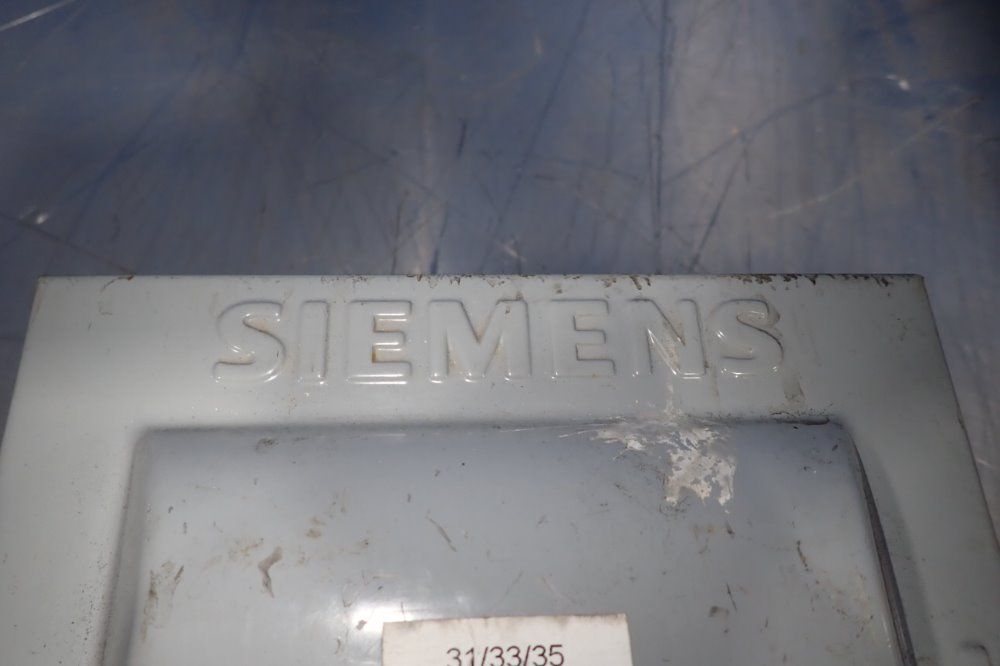 Siemens 30 Amp/600 Vac/600vdc Fusible Disconnect - Nema Type 1