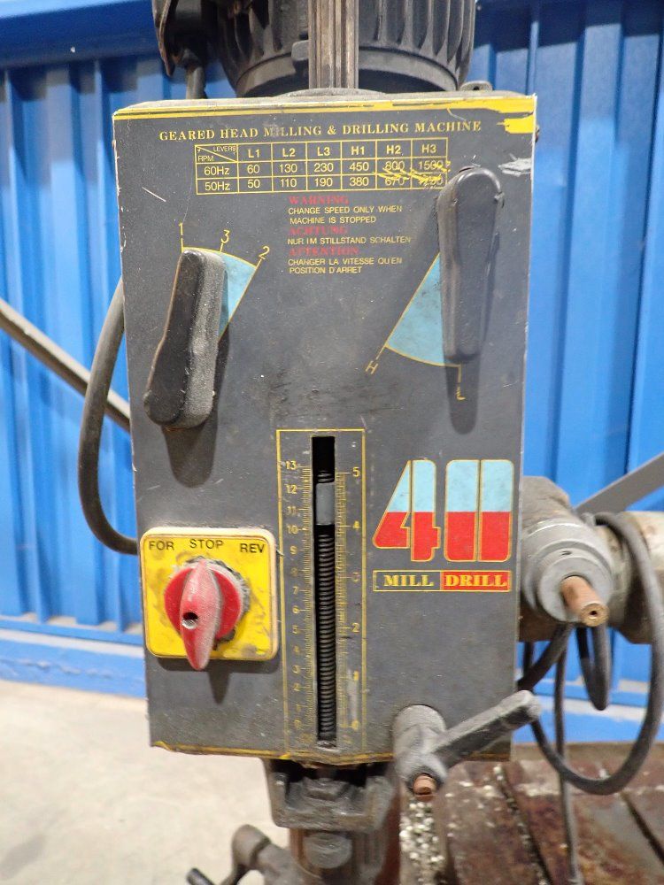 Msc 1 1/2hp/ 1.1kw/11a Milling And Drilling Machine - 9542903