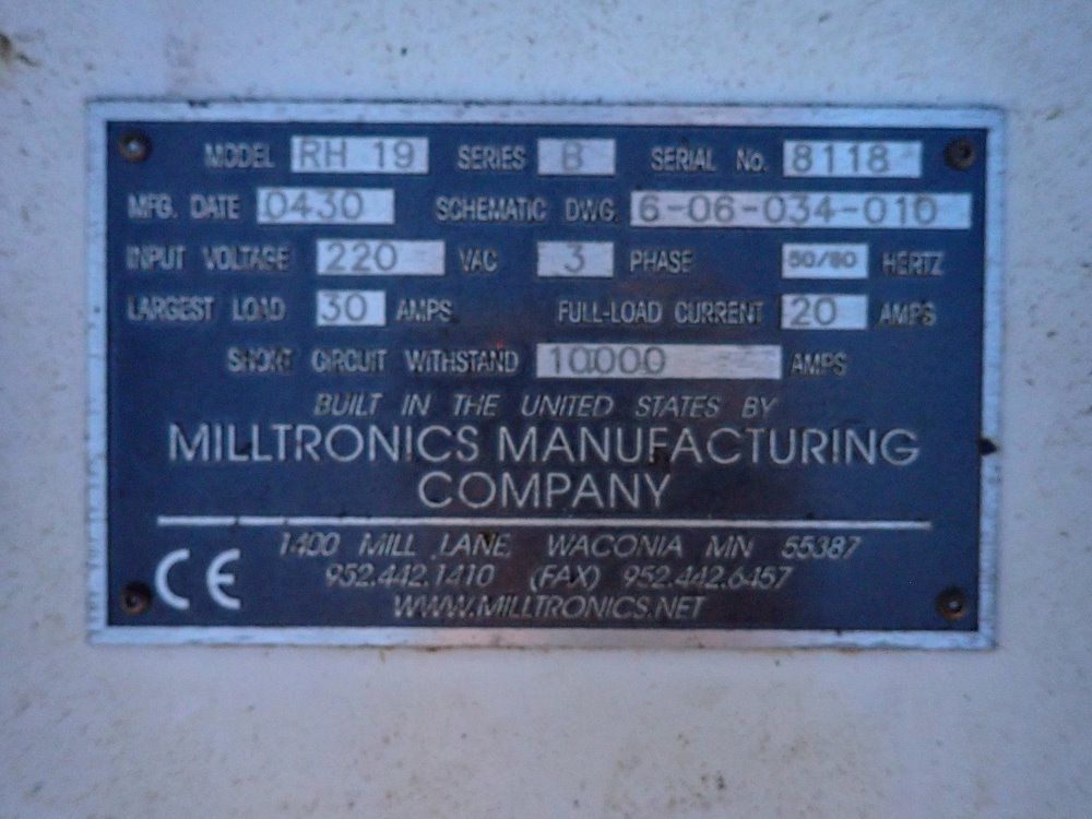 Milltronics 30a Cnc Vertical Machining Center - Rh19