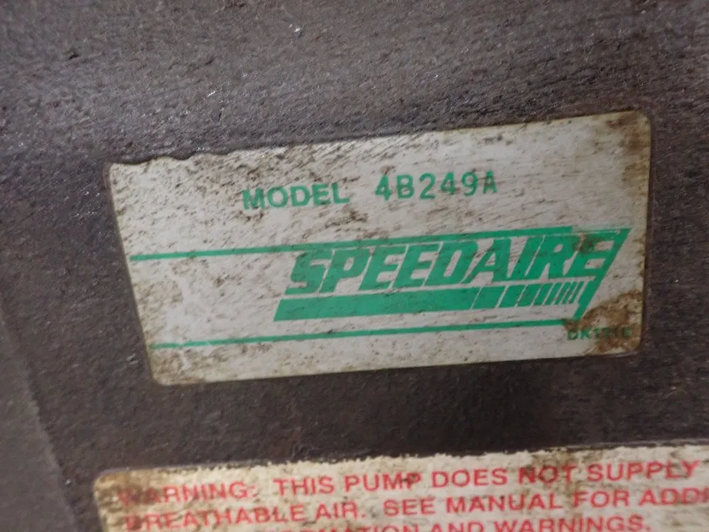 Speedaire Air Compressor - 4b249a
