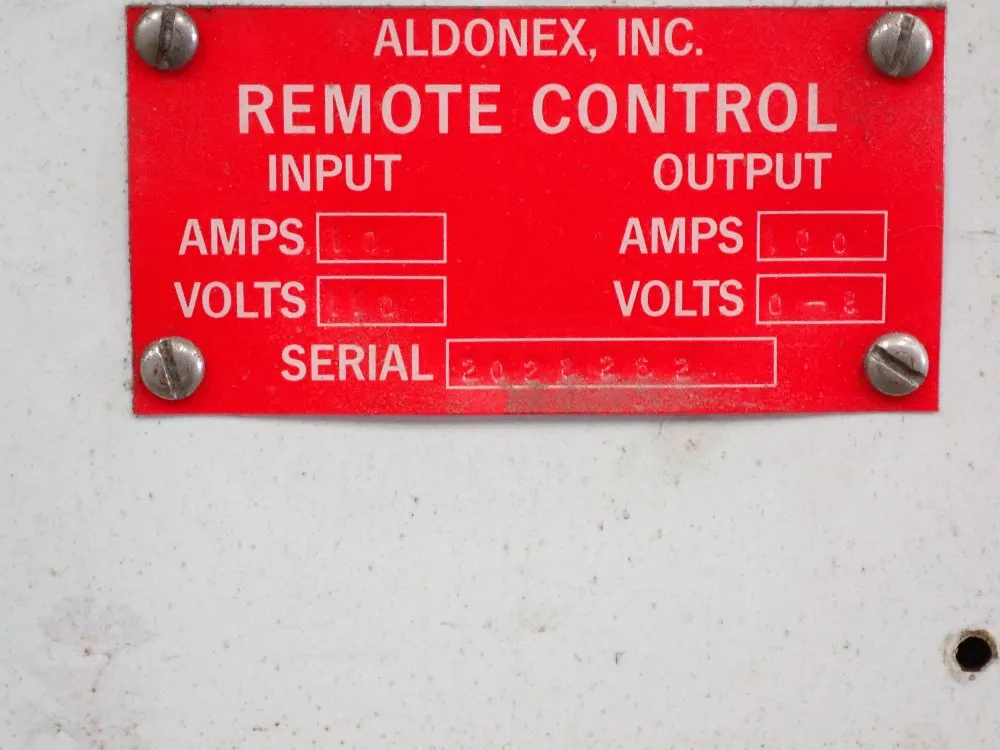 Aldonex 10a Power Supply - T-109-1crf-ccv