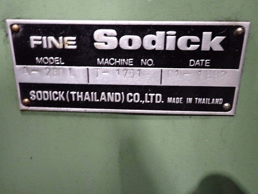 Sodick Edm - A280l