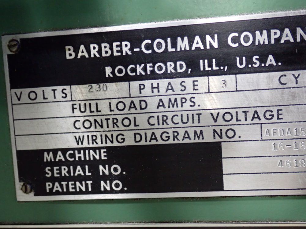 Barber Coleman 16-16 Hobber - 16-16