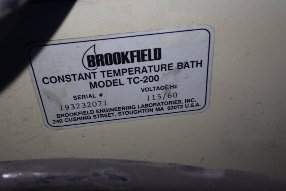 Brookfield Water Bath - Tc200