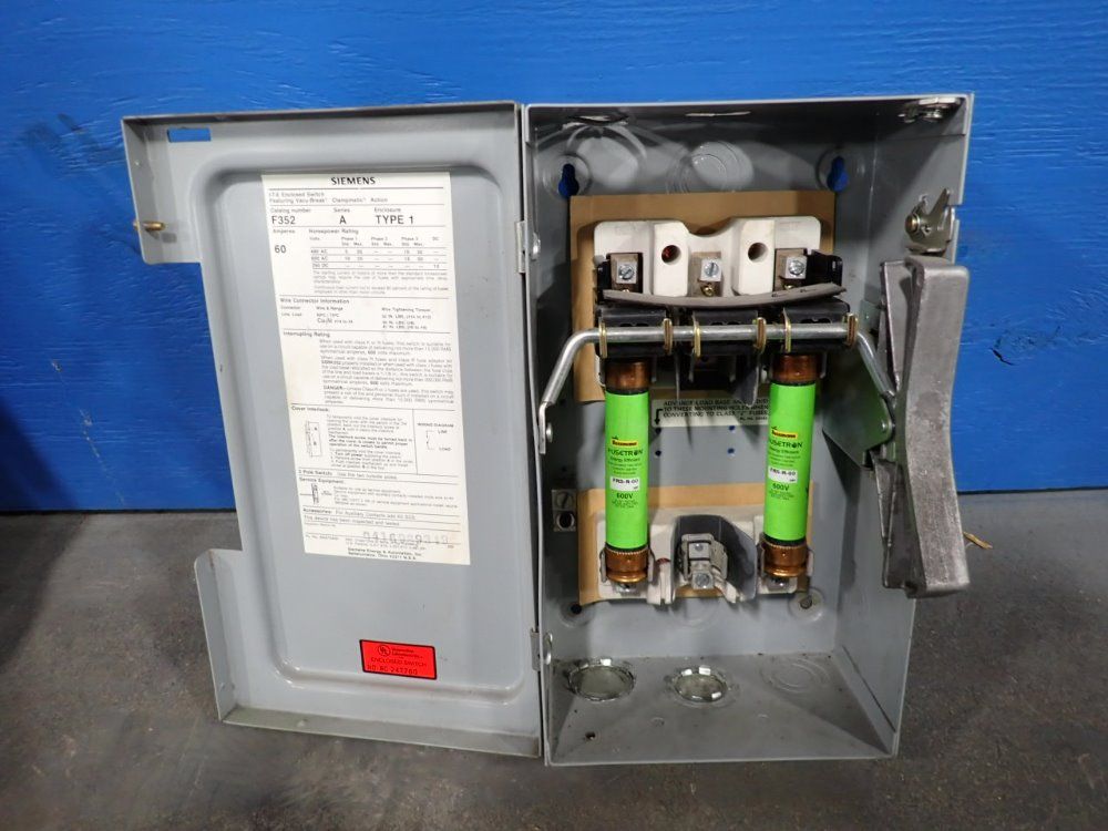 Siemens Heavy Duty Safety Switchdisconnect