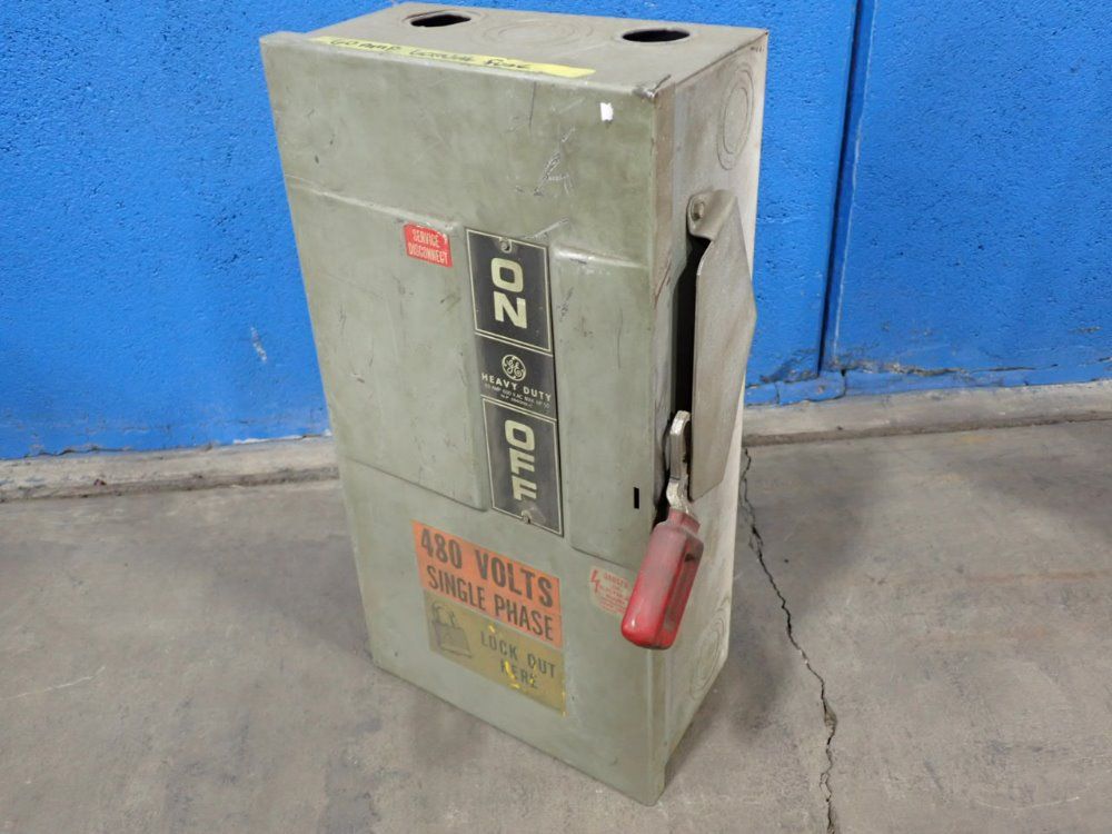 G.e. 60a/600v Heavy Duty Safety Switch/disconnect - Th3362