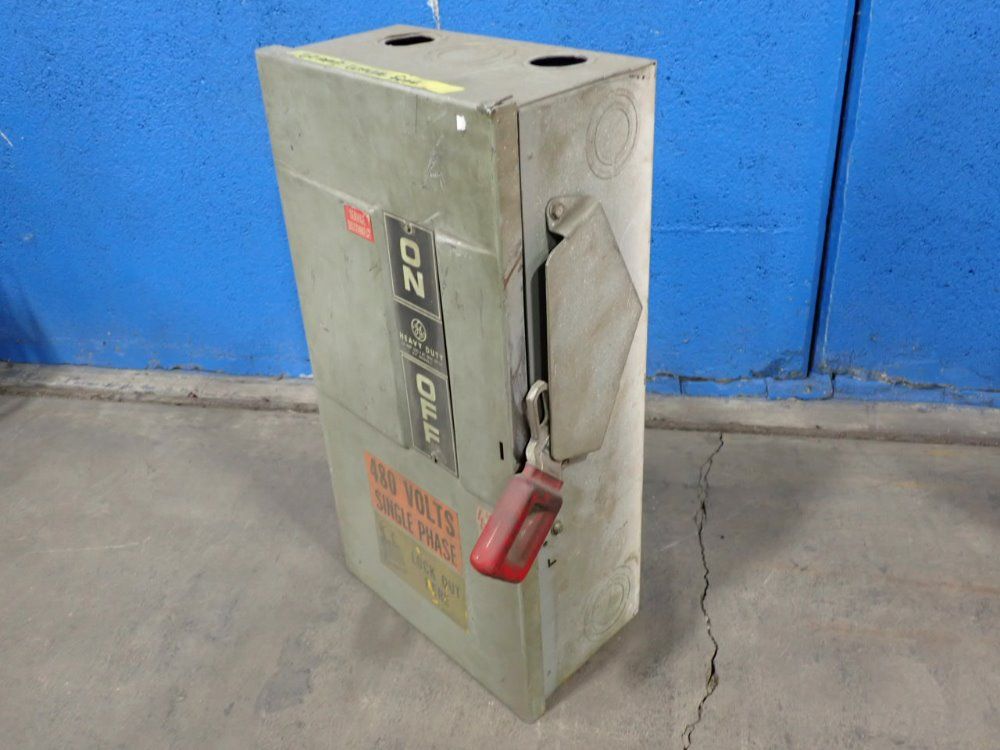 G.e. 60a/600v Heavy Duty Safety Switch/disconnect - Th3362