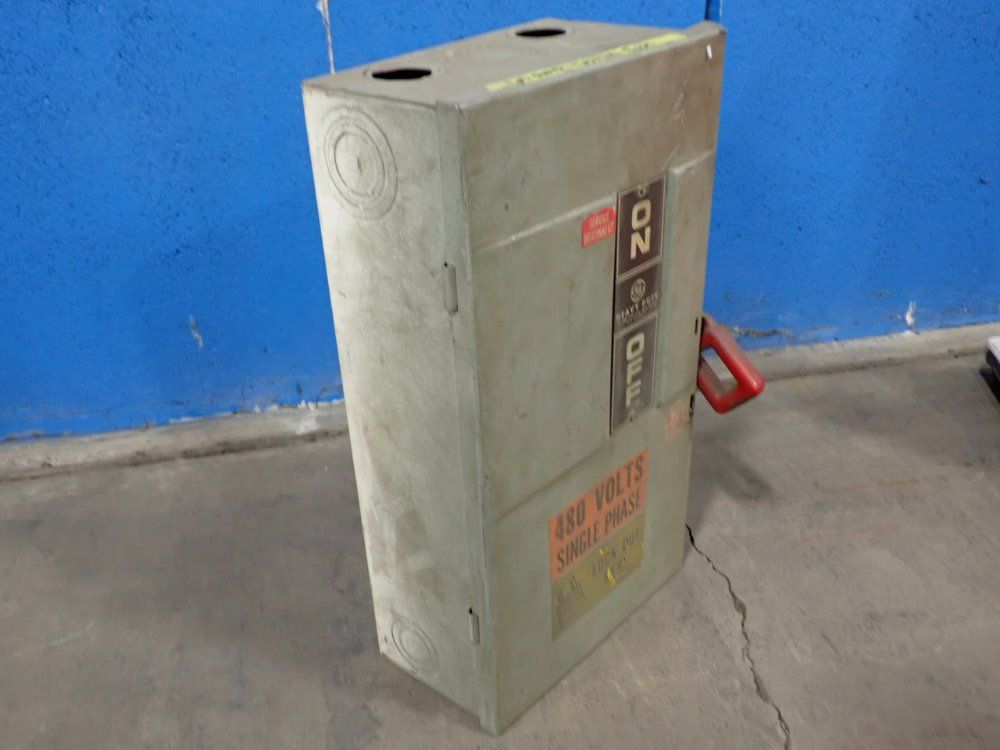 G.e. 60a/600v Heavy Duty Safety Switch/disconnect - Th3362