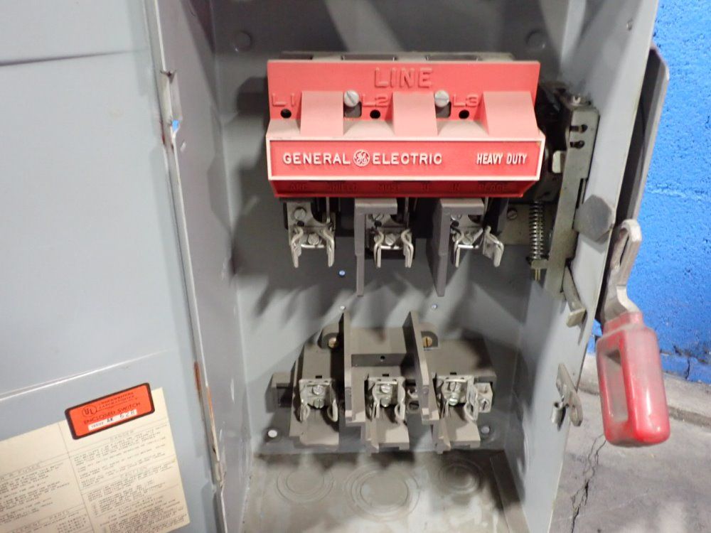 G.e. 60a/600v Heavy Duty Safety Switch/disconnect - Th3362