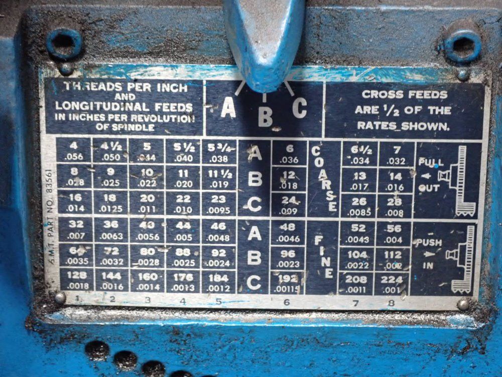 Standard Modern 14" Swing, 40" Centers, 1 1/4" Through Spindle Lathe - 1340