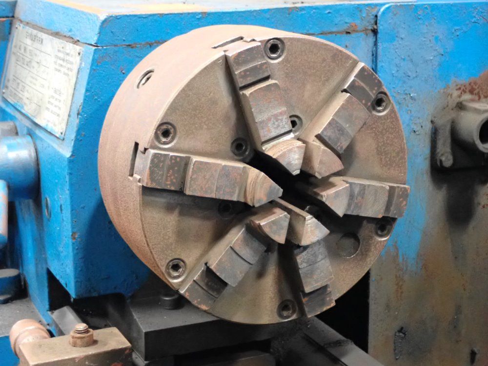 Standard Modern 14" Swing, 40" Centers, 1 1/4" Through Spindle Lathe - 1340