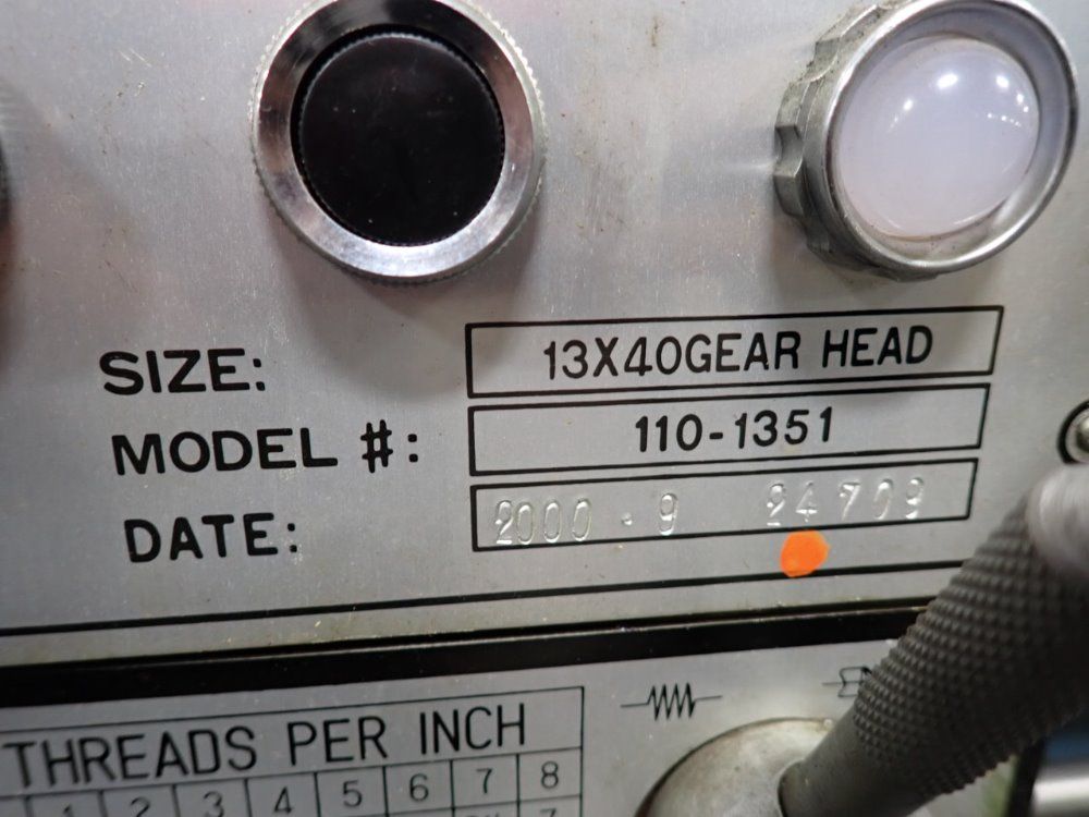 Enco 15"/13" 110-1351 Gap Bed Lathe - 110-1351