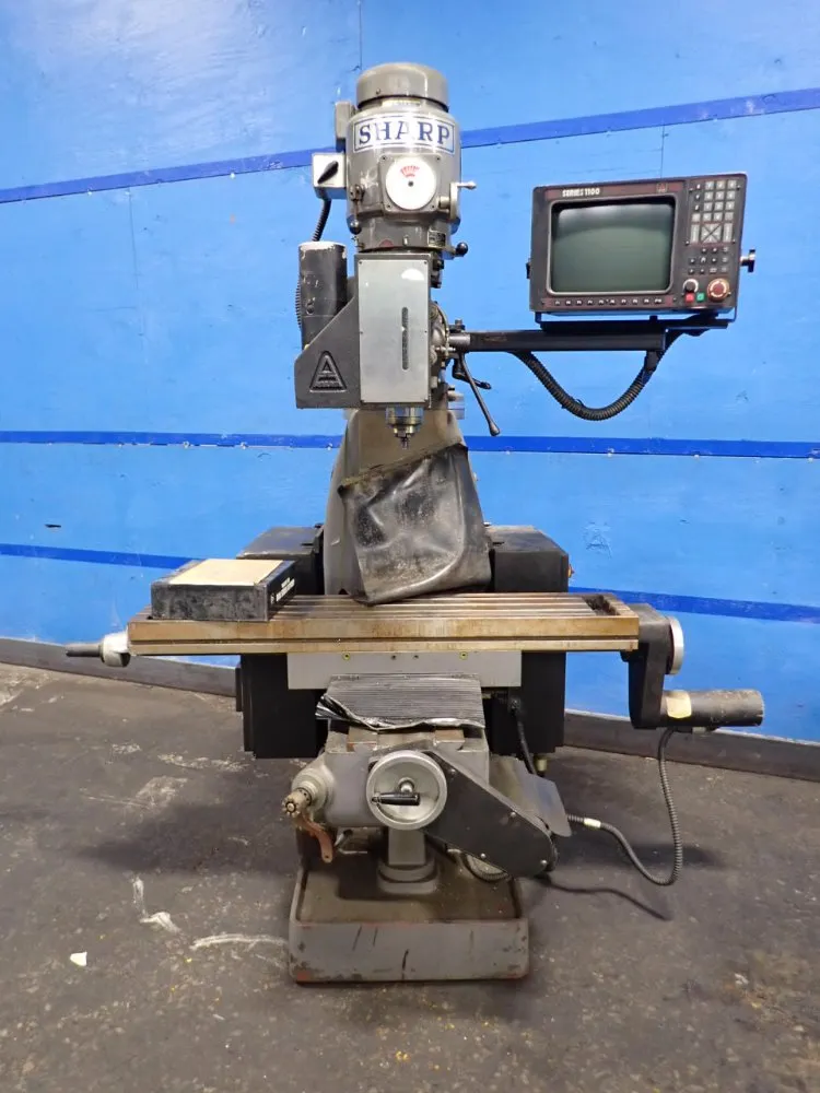 Sharp 51" X 10" Cnc Vertical Mill