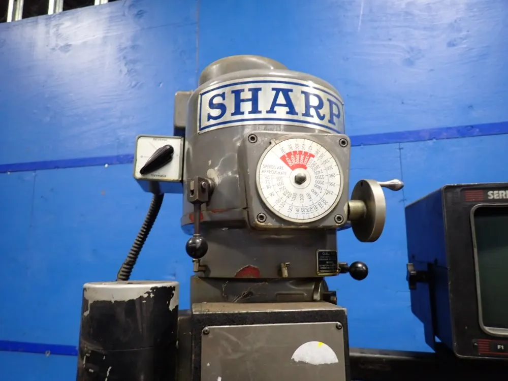 Sharp 51" X 10" Cnc Vertical Mill