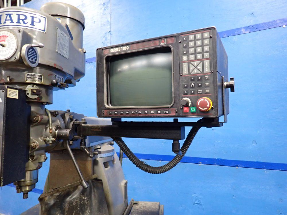 Sharp 51" X 10" Cnc Vertical Mill