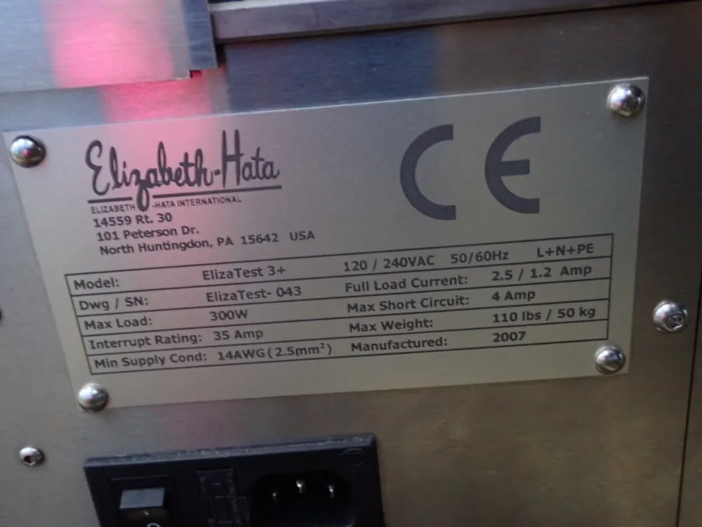 Elizabeth-hata Elizatest 3+ Tablet Testing Machine - Elizatest 3+