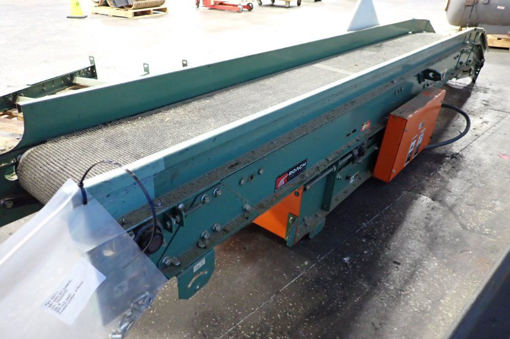 Roach Conveyors 12" X 142" Belt Belt Conveyor