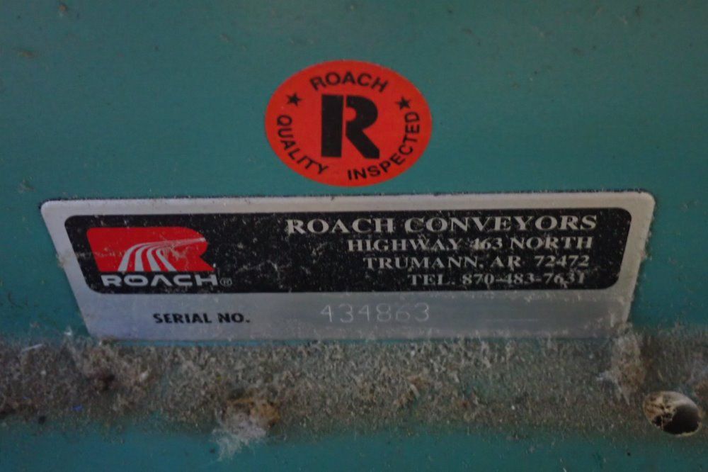 Roach Conveyors 12" X 142" Belt Belt Conveyor